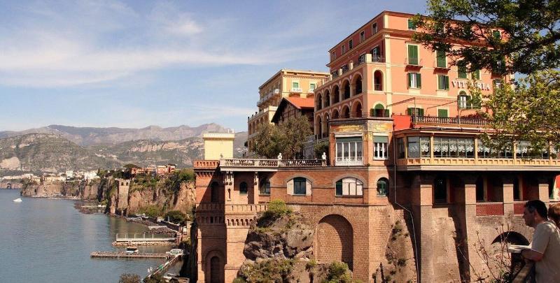 Villa Rosa Sorrento Bagian luar foto